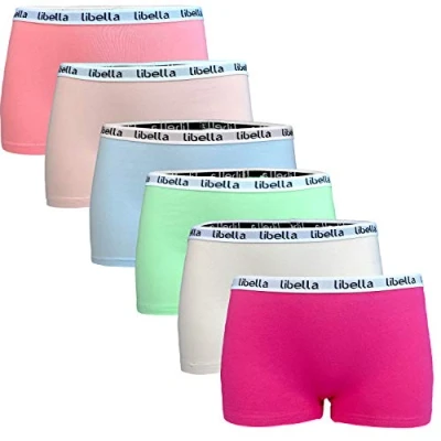 Afbeelding van Libella® Panties 3407 Boxershorts voor dames, katoen, verpakking van 6 stuks