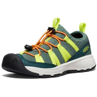 Afbeelding van Keen Motozoa Unisex Outdoorschoenen voor kinderen, Maat: 24, Green Imitatieleer/ textiel