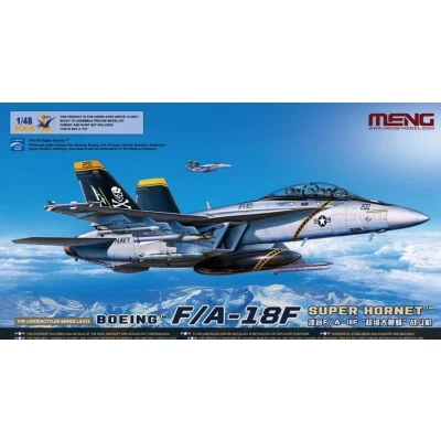 Afbeelding van 1:48 MENG LS013 Boeing F/A 18F Super Hornet Plane Plastic Modelbouwpakket