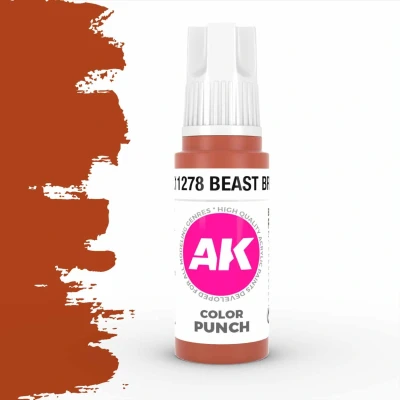 Afbeelding van Beast Brown Color Punch Acrylling Modelling Colors 17ml AK11278
