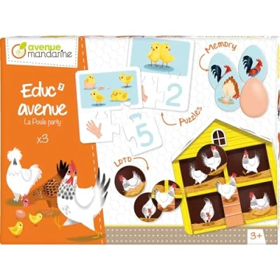 Image de Jeu découverte Avenue Mandarine EducAvenue La Poule Party