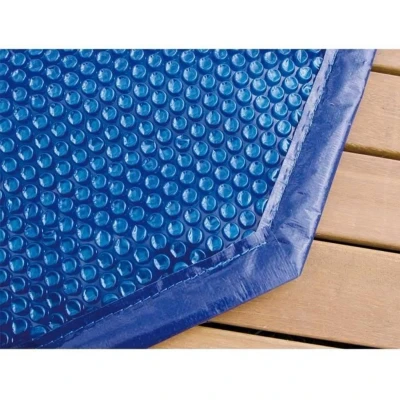 Afbeelding van UBBINK Luchtkussenfolie voor houten zwembad, diameter 360 cm, blauw, behoudt waardevolle graden door verdamping te voorkomen