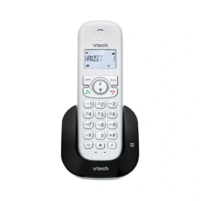 Afbeelding van VTech CS1550 Draadloze DECT telefoon met dubbele lading antwoordapparaat, oproepblokkering, oproepherkenning/wachtgesprek, handsfree, display en toetsenbord achtergrondverlichting
