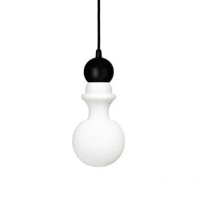 Afbeelding van Hanglamp Paris 1920 XS, hoogte 25 cm, glas, wit