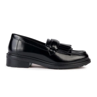 Afbeelding van Geox D WALK Pleasure Instappers, Dames, Maat: 37, Black Leer