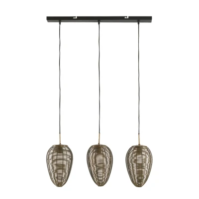 Afbeelding van Light &amp; Living Hanglamp YAELLE 80x20x33cm Brons