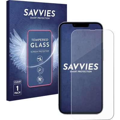 Afbeelding van Savvies Glas Screenprotector voor Apple iPhone 14 Gehard Beschermglas 9H