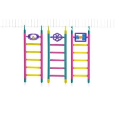 Afbeelding van Beeztees Plastic Parkietenladder met 6 treden Assorti