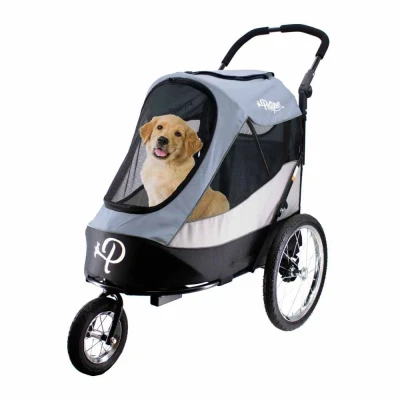 Afbeelding van Petique Hondenbuggy Trailblazer Pet Jogger Grijs