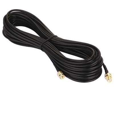 Afbeelding van GTIWUNG Adapter SMA stekker aansluiting, coaxkabel 10 m, WLAN antenneverlenging, verlengkabel voor antenne, mannelijke/vrouwelijke antenne (50 ohm)