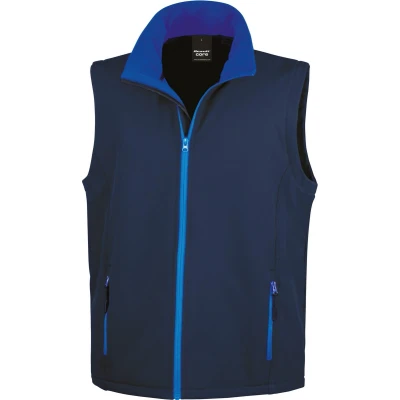 Afbeelding van Result Core Printable Softshell Bodywarmer R232M Navy / Royal