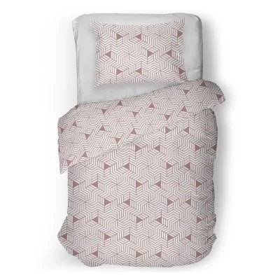 Afbeelding van Snoozing Celine Dekbedovertrek Eenpersoons 140x200/220 cm Pink