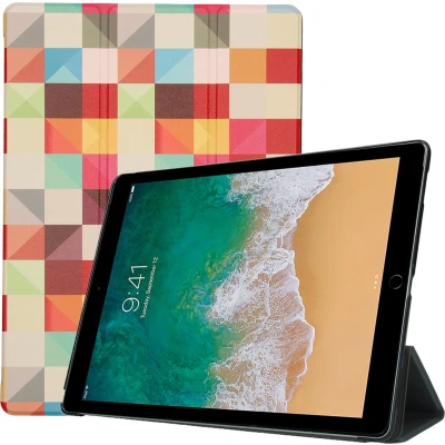 Afbeelding van imoshion Tablet Hoes Geschikt voor iPad Pro 12.9 (2017) Design Trifold Bookcase Meerkleurig /Various Colors