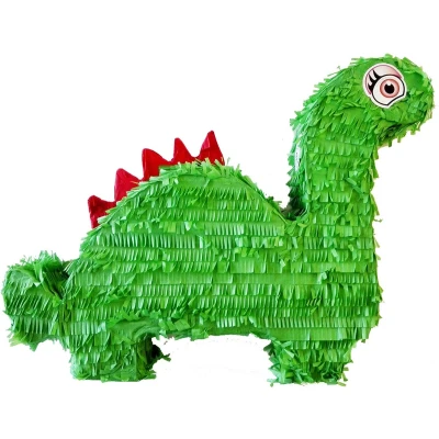 Afbeelding van Dinosaurus pinata groen 46x40cm