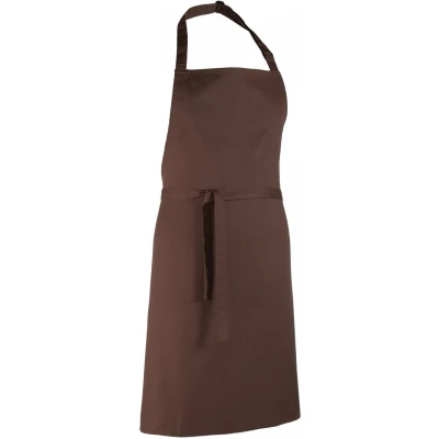 Afbeelding van Premier Colours Bib Apron PR150 brown