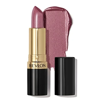 Image de REVLON Rouge à lèvres Super Lustrous Pearl, Formule crémeuse pour des douces et pulpeuses, Sensation d&#039;hydratation, 467 Plum Baby, 4,2g