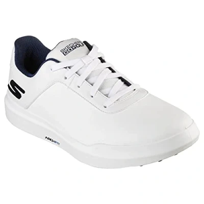 Afbeelding van Skechers MAX 2 Arch Fit golfschoenen, waterdicht, zonder spelden, herenschoenen US Men, Wit, marineblauw
