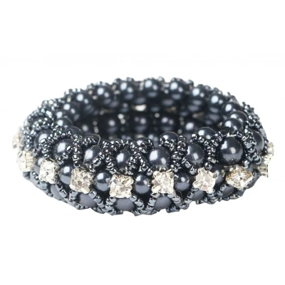 Image de Horka Noeud pour Cheveux Crystel Pearl Bleu