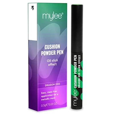 Afbeelding van Mylee Air Cushion Chrome Powder Pen Holografische Nail Decoratie Shiny Metallic Mirror Effect Langdurig, DIY Art, Manicure Tool Dragon Egg