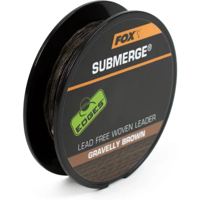 Afbeelding van Fox Edges Submerge 30lb Lead Free Woven Leader 10m Maat : Gravelly Brown