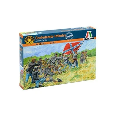 Afbeelding van Italeri Confederate Infantry 1:72 (Ita6178s) modelbouwsets, hobbybouwspeelgoed voor kinderen, modelverf en accessoires