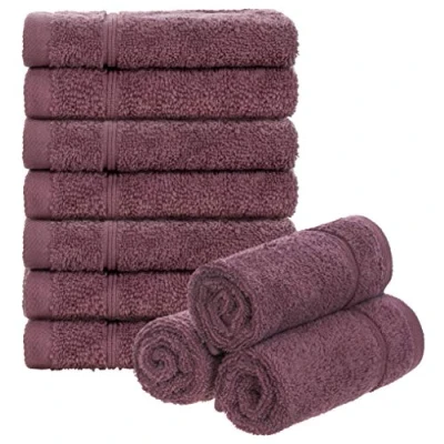 Afbeelding van Brandsseller Set van 10 zeepdoekjes washandjes gastendoekjes badstof bad/huishouden, 30 x cm, 100% katoen, 470 g/m², bessen