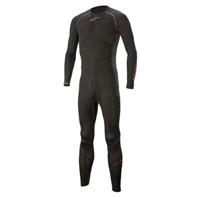 Afbeelding van Alpinestars Ride Tech Lite eendelig onderpak zwart/rood