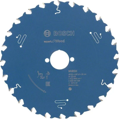 Image de BOSCH 2608644054 lame de scie circulaire Expert pour le bois, 200 x 32 2.8 mm, 24T