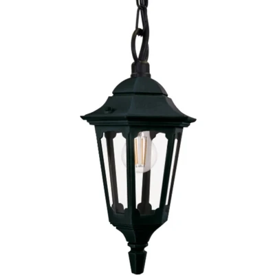 Afbeelding van Elstead Lighting LED Buiten Pendelarmatuur Parish 1X E27 Max 60W IP44 Dimbaar Black
