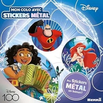 Afbeelding van disney 100 mon colo avec stickers metal olaf mei