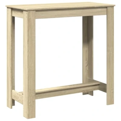 Image de vidaXL Table de bar chêne sonoma 102x50x103,5 cm bois d&#039;ingénierie854411