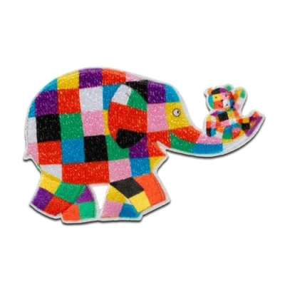 Afbeelding van Mono Quick 1805 x Elmer opstrijkbare patch olifant (18053 met beer)