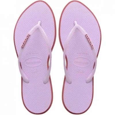 Afbeelding van Havaianas SLIM Point Teensandalen, Dames, Maat: 39 40, Rose gum Kunststof