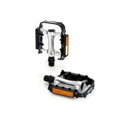 Afbeelding van XLC PD M04 ATB Fietspedalen Aluminium Ultralight Zwart/Zilver 9/16&quot;