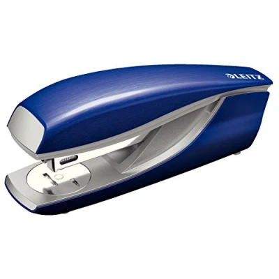 Image de Leitz agrafeuse style nexxt 5562, bleu titan capacit 30 feuilles, profondeur dagrafage 60 mm, en mtal avec bo?tier plast