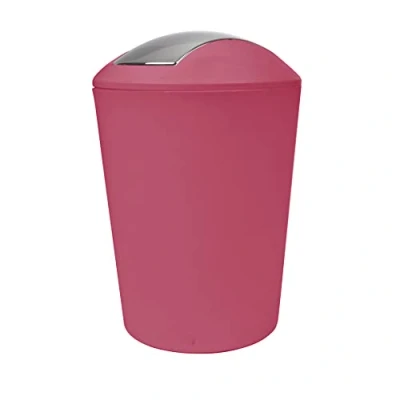Afbeelding van douceur d&#039;intérieur, Flic Flac afvalemmer, 5,6 l, framboos, kunststof, uni, vitamine SDB