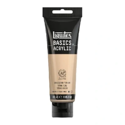 Afbeelding van Liquitex Basics Acrylverf, 118 ml, Tube, 434 Titanium ecru ROW