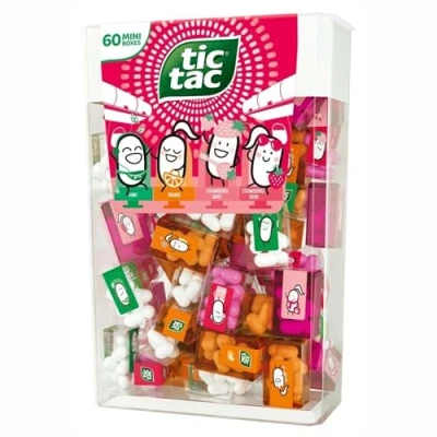 Image de Tic Tac Travels Strawberry Bonbons aux fruits fraise 60 pcs