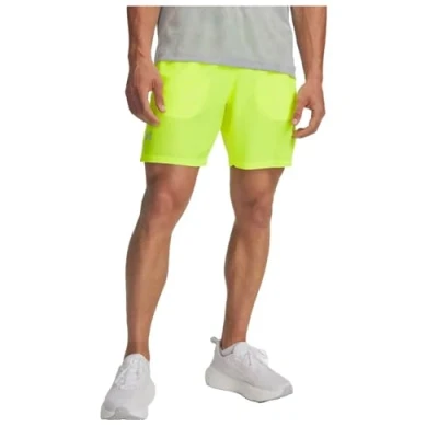 Afbeelding van Ua Launch 7&#039;&#039; Shorts Ylw 731 Size : XL