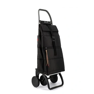 Afbeelding van Rolser Big Polar boodschappentrolley met 4 wielen, inklapbaar, zwart
