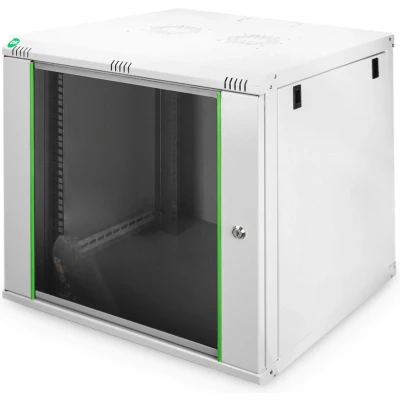 Afbeelding van Digitus DN 19 09U 6/6 EC 19inch wandkast (b x h d) 600 505.1 mm 9 HE Grijs wit (RAL 7035)