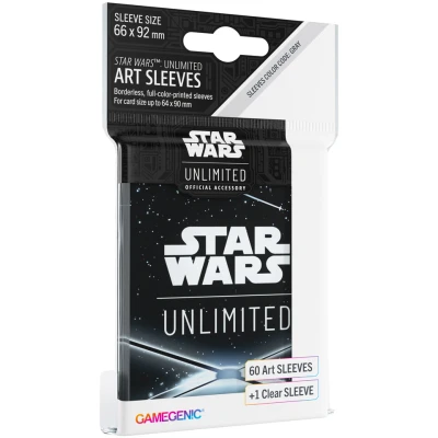 Afbeelding van Gamegenic Star Wars: Unlimited Art Sleeves: Card Back Black (60 stuks)