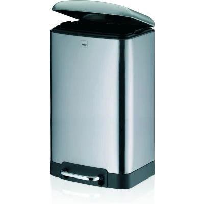 Afbeelding van Afvalemmer RVS, 30 L Kela Davino