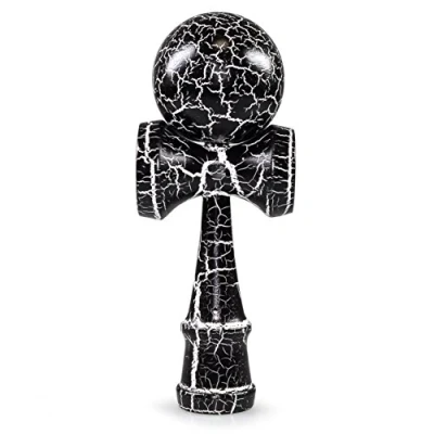 Afbeelding van Ganzoo Kendama beukenhout, origineel traditioneel Japans speelgoed, wereldbol spel, cadeau behendigheidsspel,