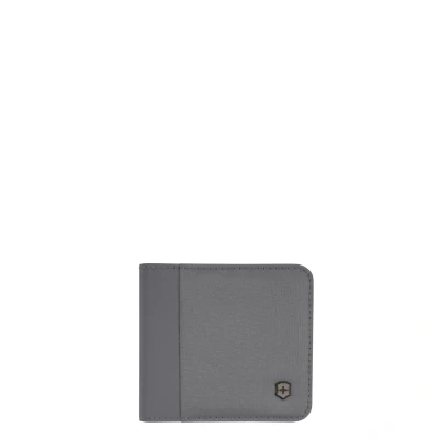 Afbeelding van Victorinox Travel Essentials Bi Fold Wallet frost grey Heren portemonnee