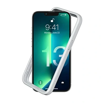 Afbeelding van RHINOSHIELD Bumper Case Compatible with [iPhone 13/13 Pro] CrashGuard NX Shock Absorbent Slim Design Protective Cover 3.5M / 11ft Drop Protection Platinum Gray