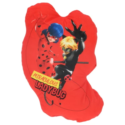 Afbeelding van Miraculous Ladybug Kussen Gevormd Velour 5407007987825