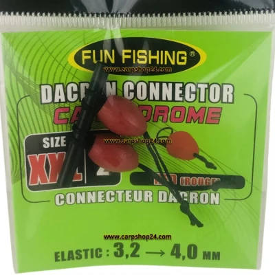 Afbeelding van Fun Fishing Dacron Connector (2 pcs) Maat : Xxlarge