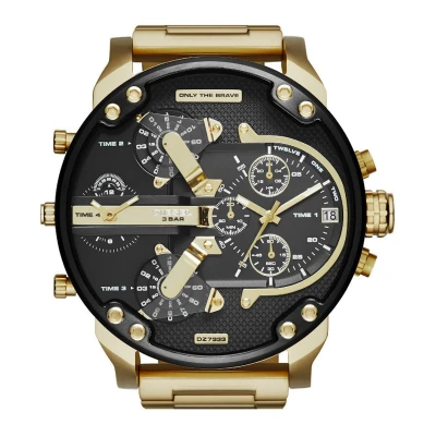 Afbeelding van Diesel heren Horloge Mr Daddy 2.0 DZ7333 in de kleur Goud