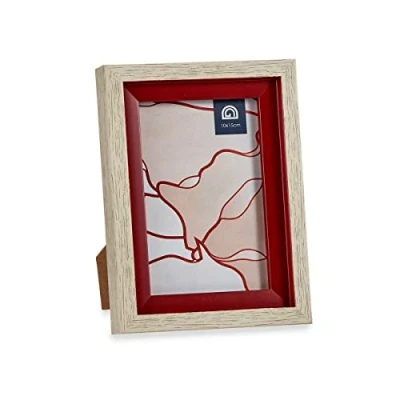 Afbeelding van Fotolijsten Kristal Rood Hout Bruin Plastic (13,5 x 18,8 2 cm) (6 Stuks)